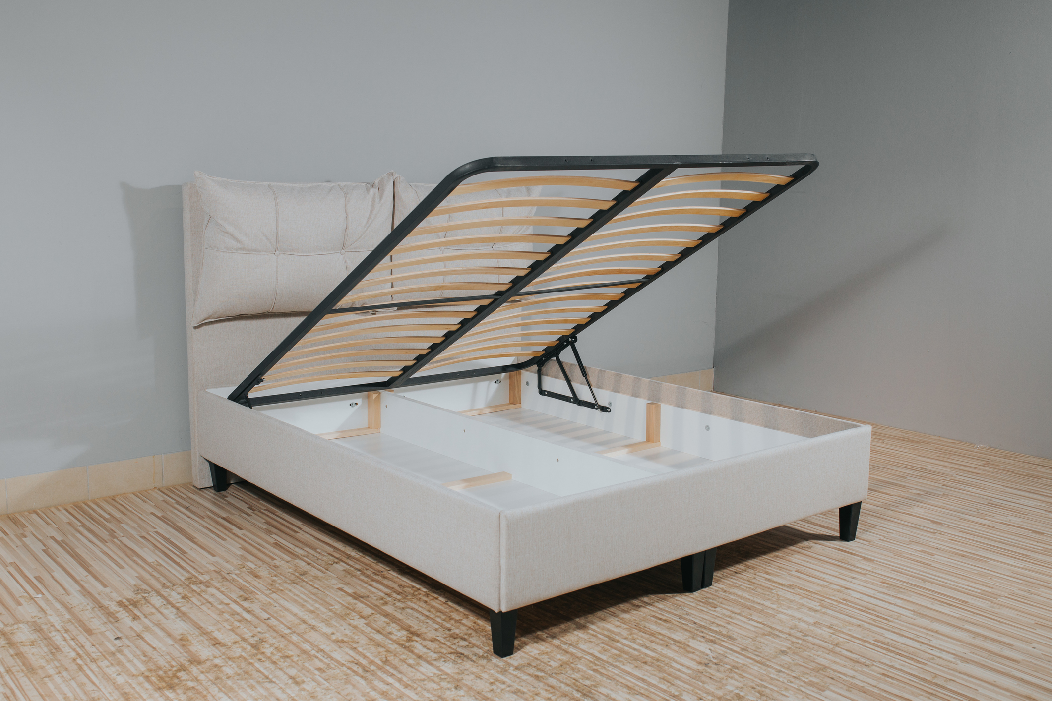 a divan bed with ottoman style storage Choosing the Right Bed Base For You: Divan Beds vs Bed Frames a divan bed with ottoman style storage